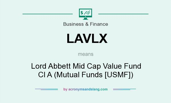 What does LAVLX mean? It stands for Lord Abbett Mid Cap Value Fund Cl A (Mutual Funds [USMF])
