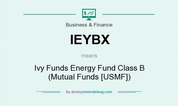 What does IEYBX mean? It stands for Ivy Funds Energy Fund Class B (Mutual Funds [USMF])