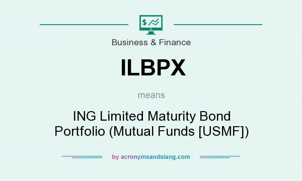 What does ILBPX mean? It stands for ING Limited Maturity Bond Portfolio (Mutual Funds [USMF])