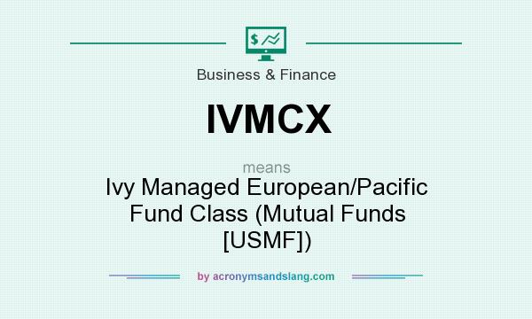 What does IVMCX mean? It stands for Ivy Managed European/Pacific Fund Class (Mutual Funds [USMF])