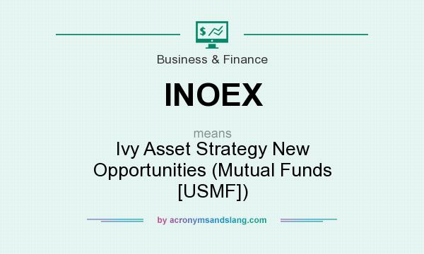 What does INOEX mean? It stands for Ivy Asset Strategy New Opportunities (Mutual Funds [USMF])