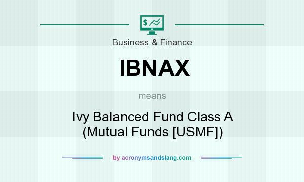 What does IBNAX mean? It stands for Ivy Balanced Fund Class A (Mutual Funds [USMF])