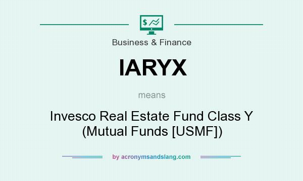 What does IARYX mean? It stands for Invesco Real Estate Fund Class Y (Mutual Funds [USMF])