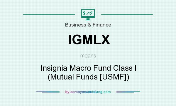 What does IGMLX mean? It stands for Insignia Macro Fund Class I (Mutual Funds [USMF])
