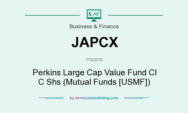 What does JAPCX mean? It stands for Perkins Large Cap Value Fund Cl C Shs (Mutual Funds [USMF])