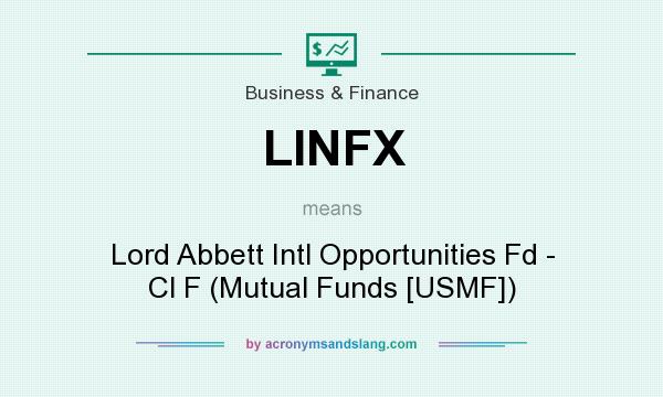 What does LINFX mean? It stands for Lord Abbett Intl Opportunities Fd - Cl F (Mutual Funds [USMF])