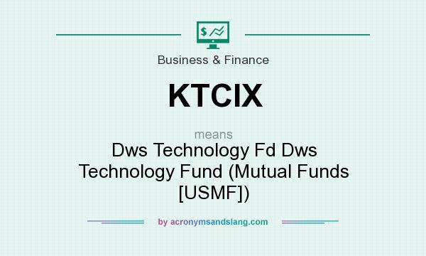 What does KTCIX mean? It stands for Dws Technology Fd Dws Technology Fund (Mutual Funds [USMF])