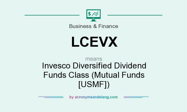 What does LCEVX mean? It stands for Invesco Diversified Dividend Funds Class (Mutual Funds [USMF])
