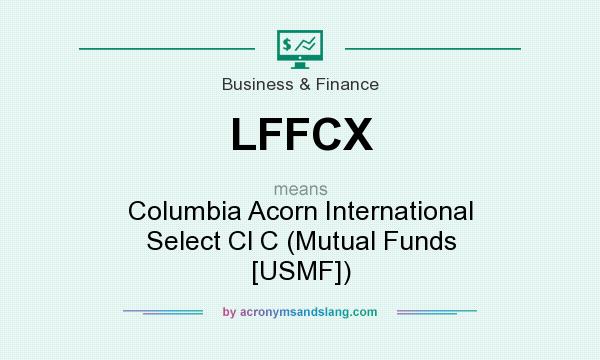 What does LFFCX mean? It stands for Columbia Acorn International Select Cl C (Mutual Funds [USMF])