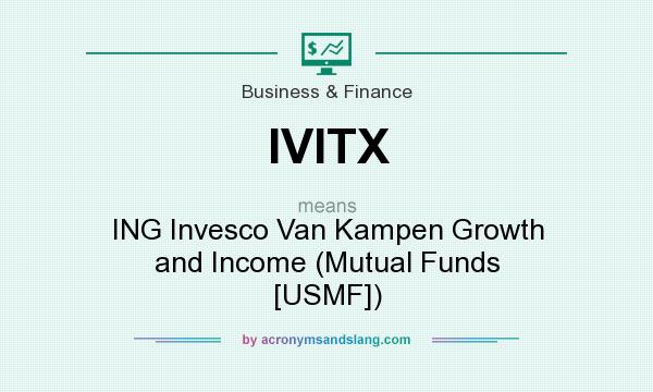 What does IVITX mean? It stands for ING Invesco Van Kampen Growth and Income (Mutual Funds [USMF])