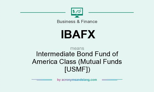 What does IBAFX mean? It stands for Intermediate Bond Fund of America Class (Mutual Funds [USMF])