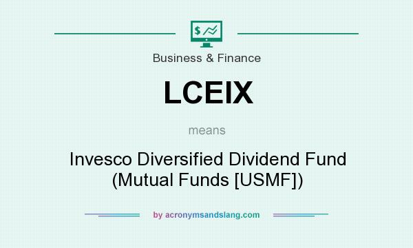 What does LCEIX mean? It stands for Invesco Diversified Dividend Fund (Mutual Funds [USMF])