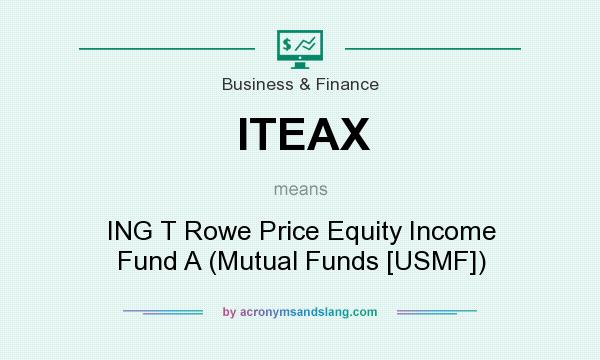 What does ITEAX mean? It stands for ING T Rowe Price Equity Income Fund A (Mutual Funds [USMF])