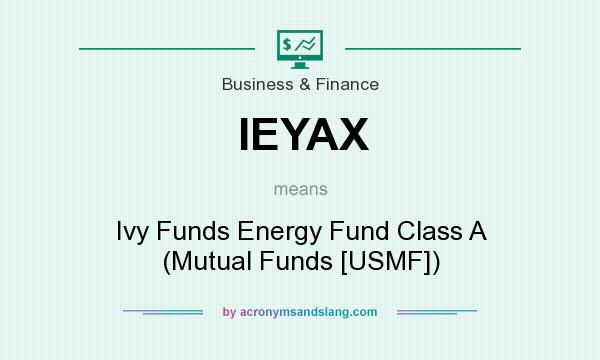 What does IEYAX mean? It stands for Ivy Funds Energy Fund Class A (Mutual Funds [USMF])