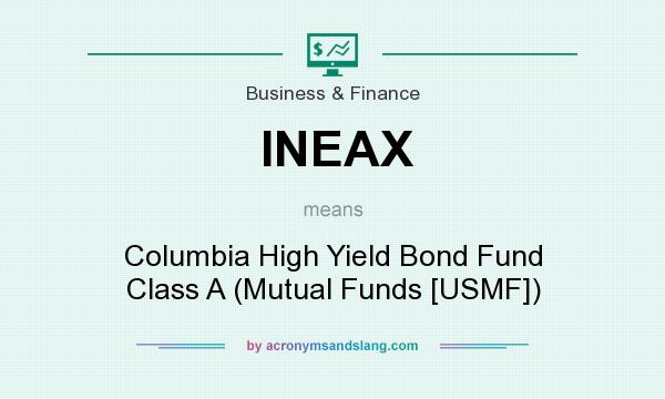 What does INEAX mean? It stands for Columbia High Yield Bond Fund Class A (Mutual Funds [USMF])