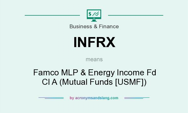 What does INFRX mean? It stands for Famco MLP & Energy Income Fd Cl A (Mutual Funds [USMF])