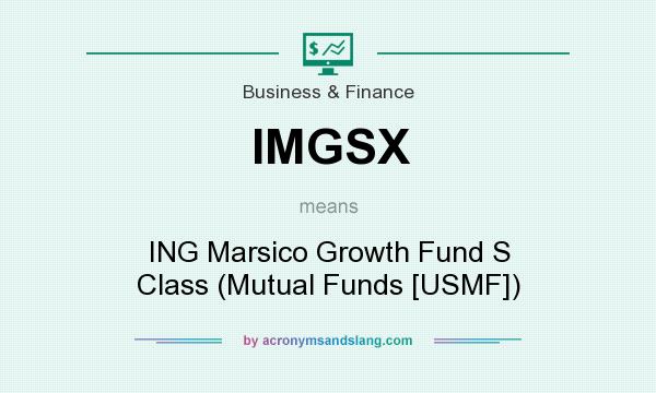 What does IMGSX mean? It stands for ING Marsico Growth Fund S Class (Mutual Funds [USMF])