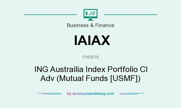 What does IAIAX mean? It stands for ING Austrailia Index Portfolio Cl Adv (Mutual Funds [USMF])