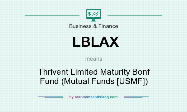 What does LBLAX mean? It stands for Thrivent Limited Maturity Bonf Fund (Mutual Funds [USMF])