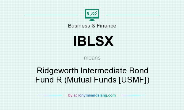 What does IBLSX mean? It stands for Ridgeworth Intermediate Bond Fund R (Mutual Funds [USMF])