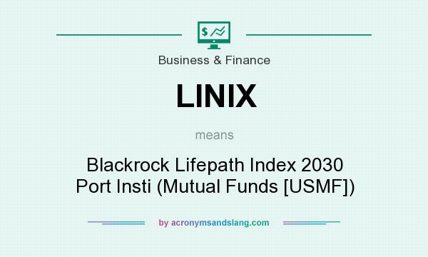 What does LINIX mean? It stands for Blackrock Lifepath Index 2030 Port Insti (Mutual Funds [USMF])