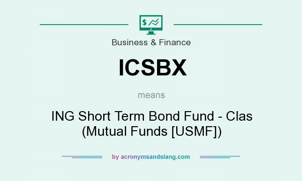 What does ICSBX mean? It stands for ING Short Term Bond Fund - Clas (Mutual Funds [USMF])