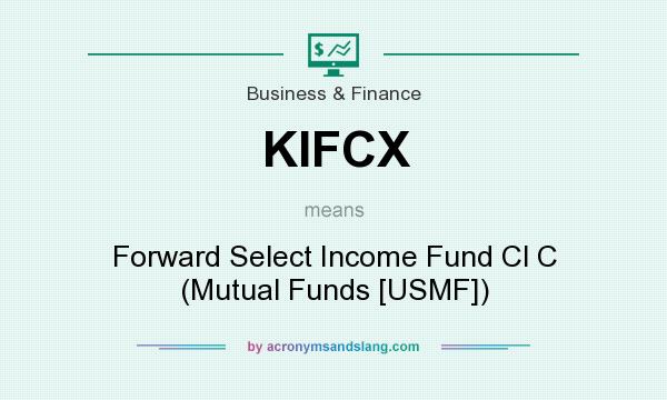 What does KIFCX mean? It stands for Forward Select Income Fund Cl C (Mutual Funds [USMF])