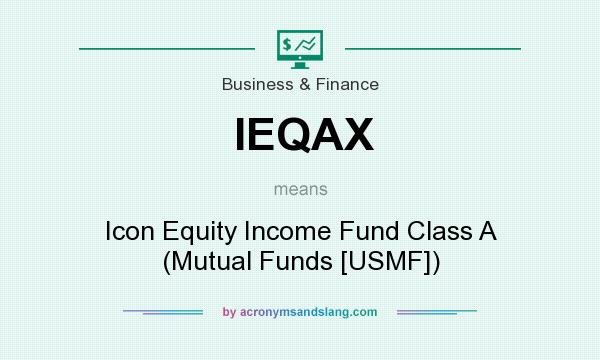 What does IEQAX mean? It stands for Icon Equity Income Fund Class A (Mutual Funds [USMF])