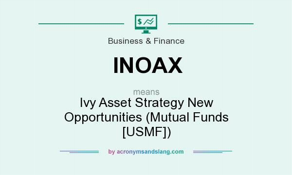 What does INOAX mean? It stands for Ivy Asset Strategy New Opportunities (Mutual Funds [USMF])