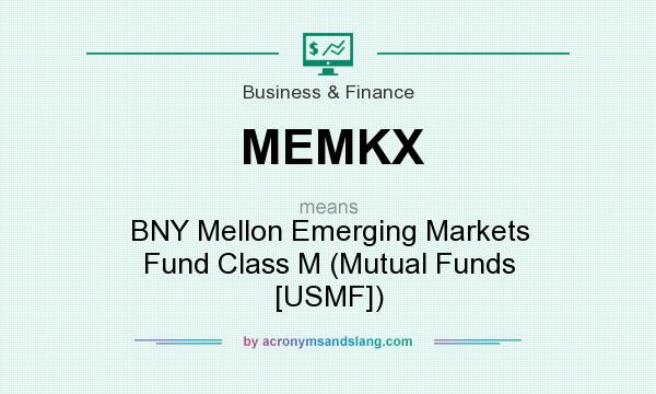 What does MEMKX mean? It stands for BNY Mellon Emerging Markets Fund Class M (Mutual Funds [USMF])