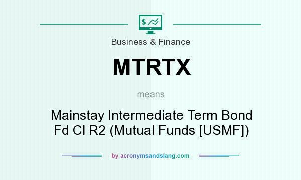 What does MTRTX mean? It stands for Mainstay Intermediate Term Bond Fd Cl R2 (Mutual Funds [USMF])