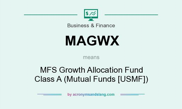 What does MAGWX mean? It stands for MFS Growth Allocation Fund Class A (Mutual Funds [USMF])