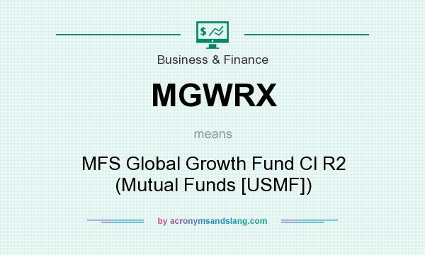 What does MGWRX mean? It stands for MFS Global Growth Fund Cl R2 (Mutual Funds [USMF])