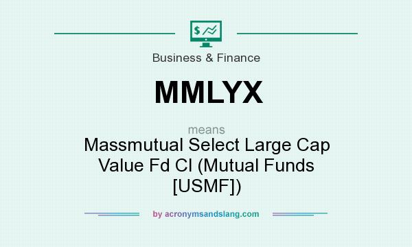 What does MMLYX mean? It stands for Massmutual Select Large Cap Value Fd Cl (Mutual Funds [USMF])