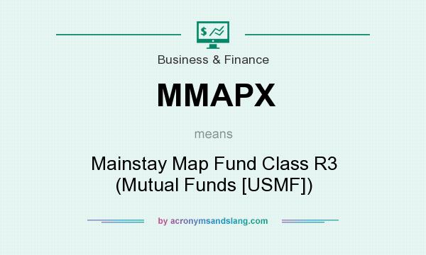 What does MMAPX mean? It stands for Mainstay Map Fund Class R3 (Mutual Funds [USMF])