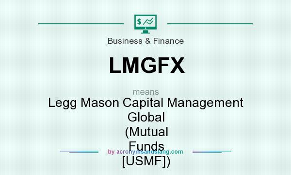 What does LMGFX mean? It stands for Legg Mason Capital Management Global (Mutual Funds [USMF])