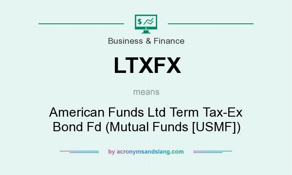 What does LTXFX mean? It stands for American Funds Ltd Term Tax-Ex Bond Fd (Mutual Funds [USMF])