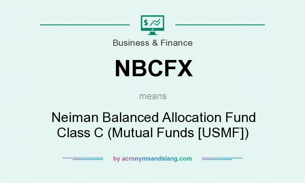 What does NBCFX mean? It stands for Neiman Balanced Allocation Fund Class C (Mutual Funds [USMF])