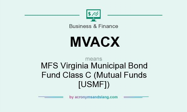 What does MVACX mean? It stands for MFS Virginia Municipal Bond Fund Class C (Mutual Funds [USMF])