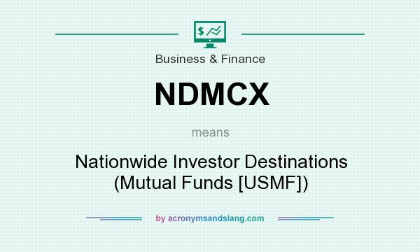What does NDMCX mean? It stands for Nationwide Investor Destinations (Mutual Funds [USMF])