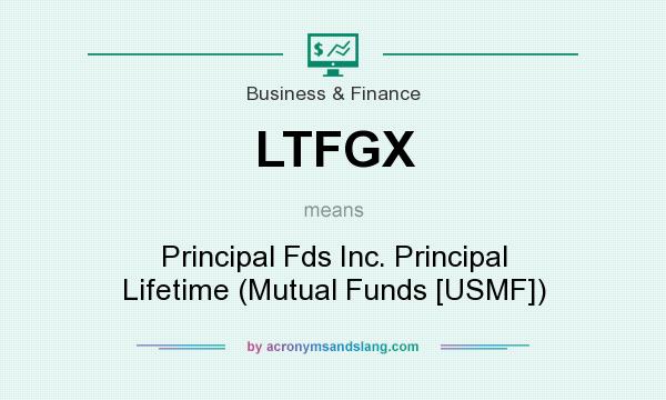 What does LTFGX mean? It stands for Principal Fds Inc. Principal Lifetime (Mutual Funds [USMF])