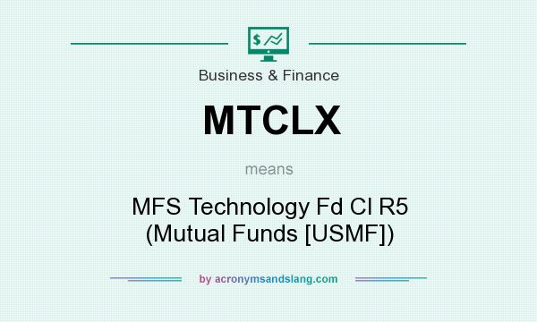 What does MTCLX mean? It stands for MFS Technology Fd Cl R5 (Mutual Funds [USMF])