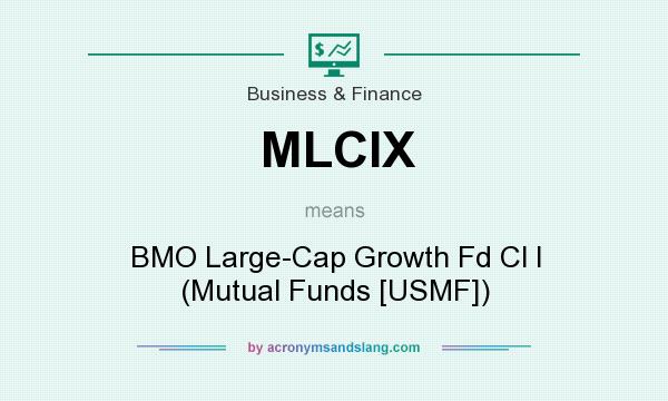 What does MLCIX mean? It stands for BMO Large-Cap Growth Fd Cl I (Mutual Funds [USMF])