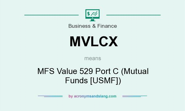 What does MVLCX mean? It stands for MFS Value 529 Port C (Mutual Funds [USMF])