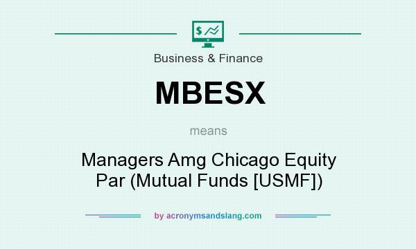 What does MBESX mean? It stands for Managers Amg Chicago Equity Par (Mutual Funds [USMF])