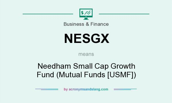 What does NESGX mean? It stands for Needham Small Cap Growth Fund (Mutual Funds [USMF])