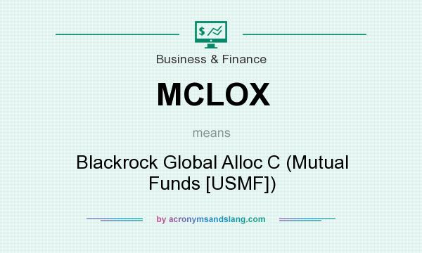 What does MCLOX mean? It stands for Blackrock Global Alloc C (Mutual Funds [USMF])
