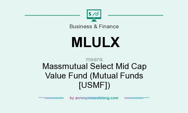 What does MLULX mean? It stands for Massmutual Select Mid Cap Value Fund (Mutual Funds [USMF])