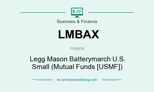 What does LMBAX mean? It stands for Legg Mason Batterymarch U.S. Small (Mutual Funds [USMF])