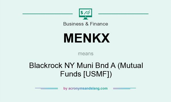 What does MENKX mean? It stands for Blackrock NY Muni Bnd A (Mutual Funds [USMF])